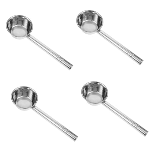Toyvian 4 Stück Wasserlöffel mit Langem Griff Vielseitige Schöpfkelle für Küche und Garten Langlebig und Elegant zum Schöpfen von Wasser Reis und von Toyvian