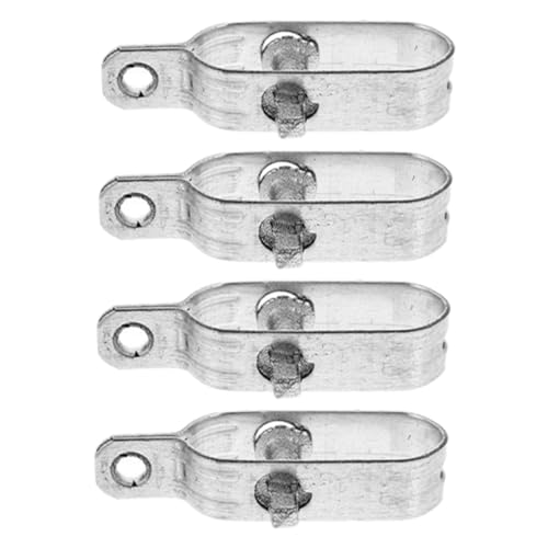 Toyvian 4 Stück Zaundrahtspanner Garten Werkzeug Drahtspanner aus Metall Schwerer Spanner Stahlseilspanner Zaundrahtseilspanner Stahldrahtspanner für den Garten Gießen Silver von Toyvian
