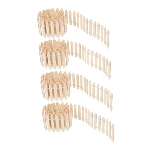 Toyvian 4 Stücke Teiliges Miniatur-picket-zaun- Langlebige Mini-gartendeko Flexibler Diy-zaun für Puppenhaus Bonsai Sukkulenten Feengarten und Terrarium Natürliche Holzfarbe Toyvian 4 Stücke Teiliges Miniatur-picket-zaun- Langlebige Mini-gartendeko Flexibler Diy-zaun für Puppenhaus Bonsai Sukkulenten Feengarten und Terrarium Natürliche Holzfarbe von Toyvian