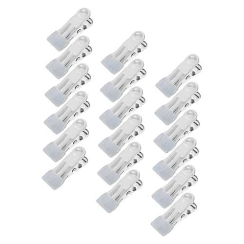 Toyvian 40pcs Heavy -Duty -handtuchklammern Edelstahlklammern Winterbeckenabdeckung Multifunktional Metallklemmen Für Hängende Kleidung Und Plane von Toyvian