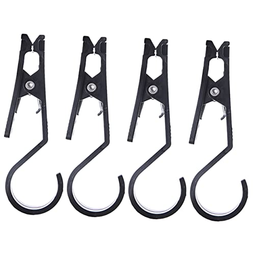 Toyvian 4Stücke Hochleistungs Zeltclips Multifunktions Tarp Clips für Camping Markisen und Planen Robuste und Langlebige Zelthaken für Outdoor von Toyvian