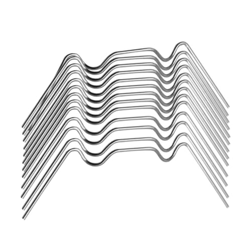 Toyvian 4er-Packung Mit 100 Stück Nagel Aus Edelstahl Im Freien Einsatz Landschaft Gartenstäbe Zur Pflanzenunterstützung Gitter Gartennadeln Draußen Kanten Spikes Silver von Toyvian