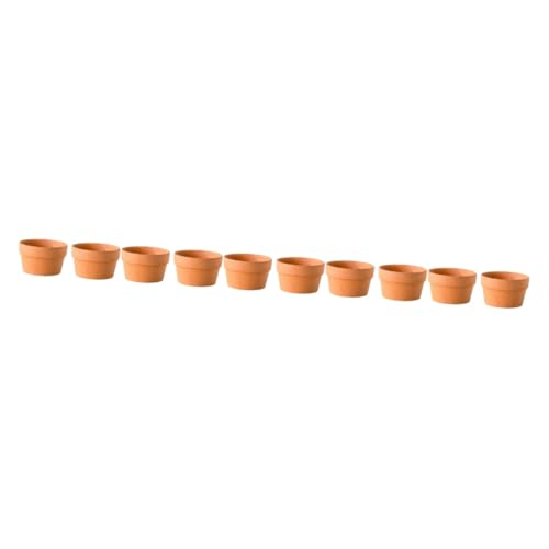 Toyvian 5 Sätze Blumentopf Aus Terrakotta Terrakotta-pflanztöpfe Anlage Tontopf Sukkulente Töpfe Im Freien Groß Sukkulenten Töpfe Pflanzen Flache Terrakottatöpfe Steingut 2 Stücke * 5 von Toyvian