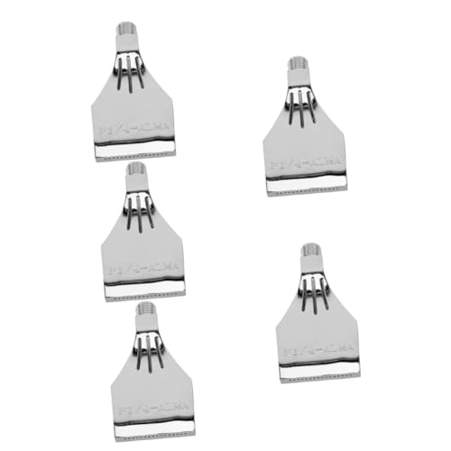 Toyvian 5 Stück Aluminium Druckluft Blasdüse Förmige Flache Sprühdüse für Kompressoren für Maschinen und Sprühlinien Leise und Energieeffizient Toyvian 5 Stück Aluminium Druckluft Blasdüse Förmige Flache Sprühdüse für Kompressoren für Maschinen und Sprühlinien Leise und Energieeffizient von Toyvian