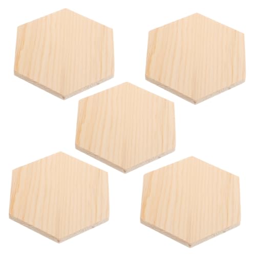 Toyvian 5 Stück Blumentopf Tablett Holz Untersetzer zum Malen Sechseckpflanze Untersetzer Hexagon Craft Coasters Mini-Blumentopf-Tablett Sukkulente Topfschale hölzern Beige Toyvian 5 Stück Blumentopf Tablett Holz Untersetzer zum Malen Sechseckpflanze Untersetzer Hexagon Craft Coasters Mini-Blumentopf-Tablett Sukkulente Topfschale hölzern Beige von Toyvian