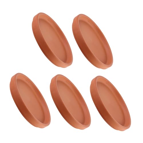 Toyvian 5 Stück Blumentopfmatte Pflanzenuntertasse Topfschalen Untersetzer für Blumentöpfe Blumentopfteller Liner Pflanzenschalen für Töpfe Clay Saucer for Flower Pot Terrakotta Schokolade Toyvian 5 Stück Blumentopfmatte Pflanzenuntertasse Topfschalen Untersetzer für Blumentöpfe Blumentopfteller Liner Pflanzenschalen für Töpfe Clay Saucer for Flower Pot Terrakotta Schokolade von Toyvian