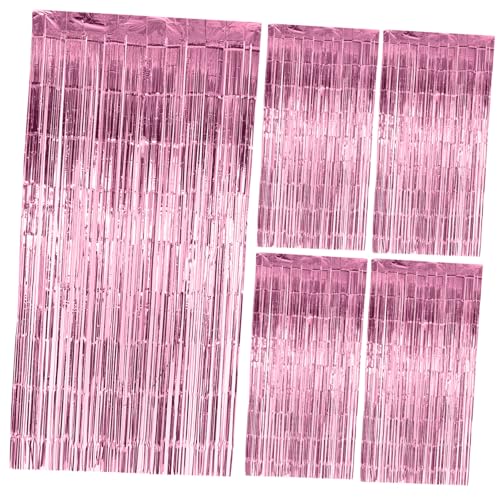 Toyvian 5 Stück Fringe Curtain Teiliges Metallices Dekorationsvorhang für Geburtstagsfeiern Hochzeiten und Romantische Anlässe Wiederverwendbar und Leicht Anzubringen Toyvian 5 Stück Fringe Curtain Teiliges Metallices Dekorationsvorhang für Geburtstagsfeiern Hochzeiten und Romantische Anlässe Wiederverwendbar und Leicht Anzubringen von Toyvian