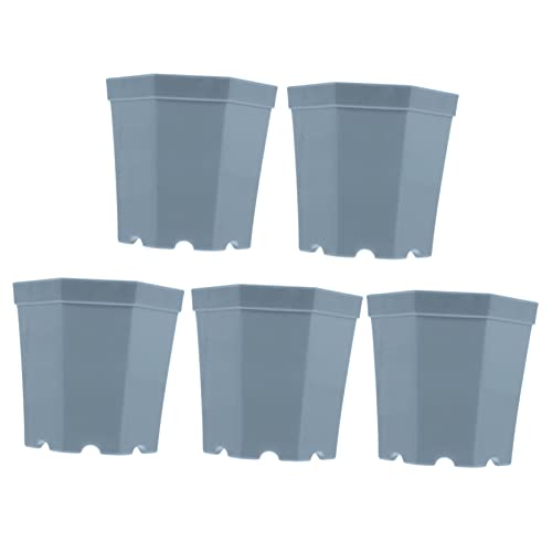 Toyvian 5 Stück Großer Plastikblumentopf Pflanztöpfe winzig unbemalt Pflanzer Blumentöpfe Netter Blumentopf Pflanzen Süße Sukkulente Töpfe Blumenpflanzer Innentöpfe Grey Toyvian 5 Stück Großer Plastikblumentopf Pflanztöpfe winzig unbemalt Pflanzer Blumentöpfe Netter Blumentopf Pflanzen Süße Sukkulente Töpfe Blumenpflanzer Innentöpfe Grey von Toyvian