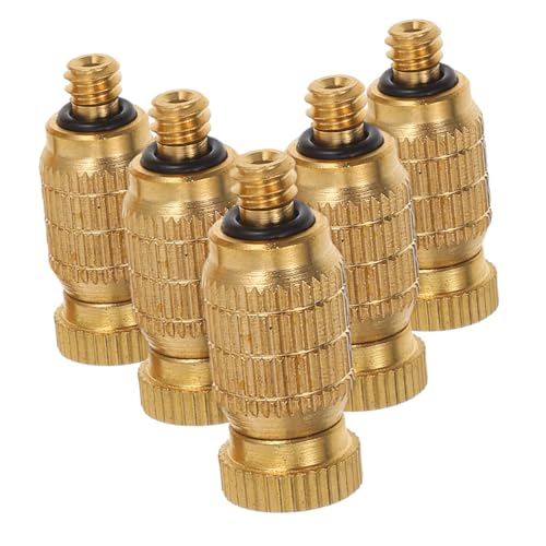 Toyvian 5 Stück Hochdruck Hochtemperaturbeständige Kupfer Nebelstrahldüse Teiliges mit Innengewinde für Pool Garten Sprühgeräte und Außen Kühlanlagen Toyvian 5 Stück Hochdruck Hochtemperaturbeständige Kupfer Nebelstrahldüse Teiliges mit Innengewinde für Pool Garten Sprühgeräte und Außen Kühlanlagen von Toyvian