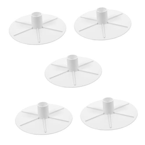 Toyvian 5 Stück Pool Skimmer Abdeckung Vakuumplatte für Skimmer Einfache Installation Kompatibel mit Weißes Design für Harmonische Poolgestaltung von Toyvian