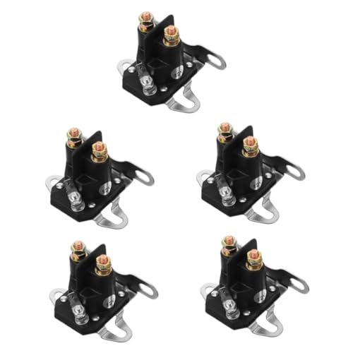 Toyvian 5 Stück Praktischer Starter Magnetrelais für Rasenmäher Langlebiges Zubehör Installieren Stabiler Betrieb für Auto Retrofit und Magnetanwendungen von Toyvian