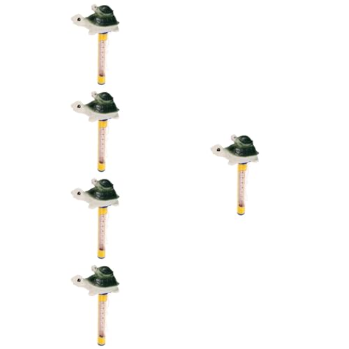 Toyvian 5 Stück Schwimmendes Poolthermometer für Cartoon Schildkröte Wassertemperaturmesser für Badewanne Teich Schwimmbad und Aquarien Robust und Einfach zu Bedienen Toyvian 5 Stück Schwimmendes Poolthermometer für Cartoon Schildkröte Wassertemperaturmesser für Badewanne Teich Schwimmbad und Aquarien Robust und Einfach zu Bedienen von Toyvian