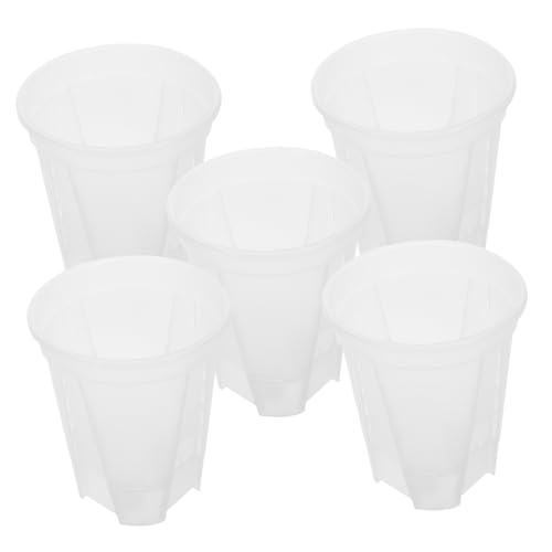 Toyvian 5 Stück Selbstansaugender Blumentopf automatisch im Freien drinnen Wasserpflanzen klein mit selbstbewässernder Topf Blumentöpfe Plastikblumenpflanzer pp Transparent Toyvian 5 Stück Selbstansaugender Blumentopf automatisch im Freien drinnen Wasserpflanzen klein mit selbstbewässernder Topf Blumentöpfe Plastikblumenpflanzer pp Transparent von Toyvian