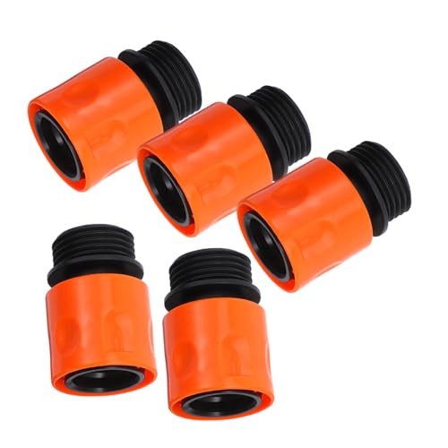 Toyvian 5 Stück Teiliges Gartenschlauch Schnellkupplungen aus Robustem Abs Kunststoff Wasserdichter Gartenschlauchanschluss Universeller Adapter für Gartenschläuche Sprinkler und von Toyvian
