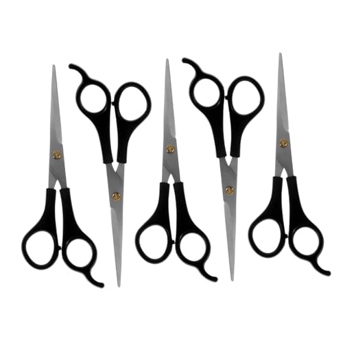 Toyvian 5 Stück Teiliges Haustier Haarscheren Gerade Scheren mit Ergonomischem Griff für Präzises Schneiden und Styling von Hunde Katzenhaaren Langlebig und Sanft zu Tieren von Toyvian