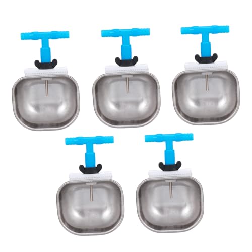 Toyvian 5 Stück Teiliges Kaninchen Wassernapf aus Edelstahl Automatische Trinkschale mit Glatten Kanten Langlebig und Kompakt Geeignet für Kaninchen und Kleintierzucht Toyvian 5 Stück Teiliges Kaninchen Wassernapf aus Edelstahl Automatische Trinkschale mit Glatten Kanten Langlebig und Kompakt Geeignet für Kaninchen und Kleintierzucht von Toyvian
