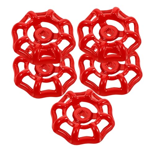 Toyvian 5 Stück Teiliges Rotes Metall Ventilhandrad Robustes Ersatzteil für Innen und Außenwasserhähne Langlebig Passend für Garten Küche Bad Vielseitig Einsetzbar Einfach zu Montieren Toyvian 5 Stück Teiliges Rotes Metall Ventilhandrad Robustes Ersatzteil für Innen und Außenwasserhähne Langlebig Passend für Garten Küche Bad Vielseitig Einsetzbar Einfach zu Montieren von Toyvian