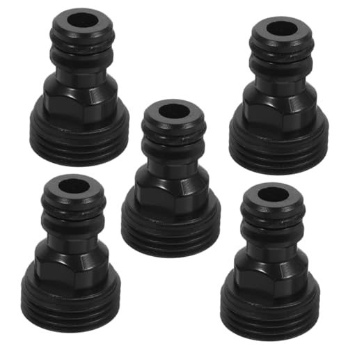 Toyvian 5 Stück Teiliges Wasserhahnanschluss Adapter für Gartenschlauch Robuster Schnellkupplungs Hahnverbinder Widerstandsfähigem Geeignet für Waschmaschine Spülmaschine Küche Sichere von Toyvian