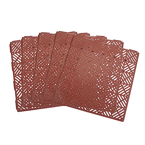 Toyvian 5 Stück Teiliges rutschfeste Gartenbodenfliesen Outdoor Kunststoffmatten für Garten Robuste Langlebige und Einfach zu Verlegende Bodenplatten Antirutschmatte für Außenbereich Toyvian 5 Stück Teiliges rutschfeste Gartenbodenfliesen Outdoor Kunststoffmatten für Garten Robuste Langlebige und Einfach zu Verlegende Bodenplatten Antirutschmatte für Außenbereich von Toyvian