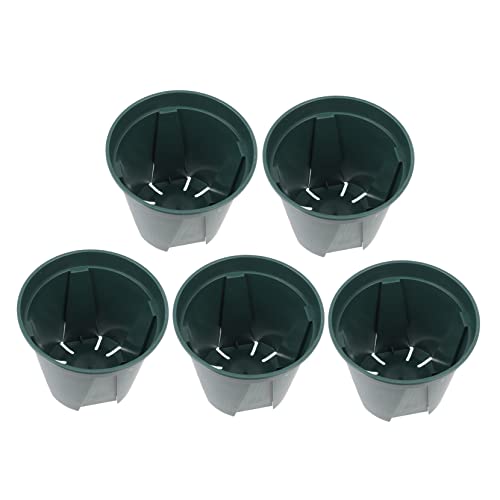 Toyvian 5 Stück Topf zur Wurzelkontrolle Anlage für groß Outdoor-Töpfe runder Pflanzer blumentopf aus Kunststoff Plastiktopf Blumentopf im Freien Gartenpflanztöpfe Green Toyvian 5 Stück Topf zur Wurzelkontrolle Anlage für groß Outdoor-Töpfe runder Pflanzer blumentopf aus Kunststoff Plastiktopf Blumentopf im Freien Gartenpflanztöpfe Green von Toyvian