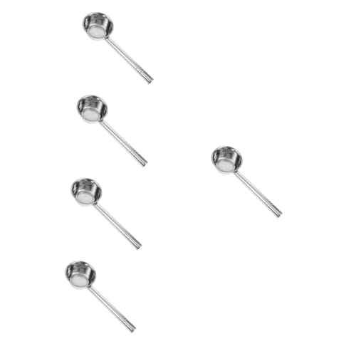 Toyvian 5 Stück Wasserschöpfkelle mit Langem Griff Vielseitige Küchenschaufel für Wasser und Öl für Haushalt und Garten Komfortabel und Leicht zu Reinigen von Toyvian