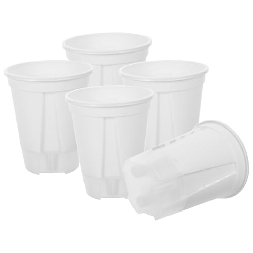Toyvian 5 Stück selbstansaugendes faules Becken Bewässerung groß Pflanzen Töpfe Gießkanne Orchid -Pflanzer Anlage Plastikblumenpflanzer selbstbewässernder Pflanzer pp Weiß Toyvian 5 Stück selbstansaugendes faules Becken Bewässerung groß Pflanzen Töpfe Gießkanne Orchid -Pflanzer Anlage Plastikblumenpflanzer selbstbewässernder Pflanzer pp Weiß von Toyvian