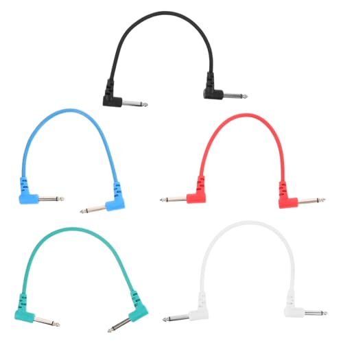 Toyvian 5 Teiliges Gitarren Patchkabel – 30 Cm Patchkabel Für Gitarreneffektpedale Tragbares Instrumenten Audiokabel Für Basseffektpedal Schwarz Toyvian 5 Teiliges Gitarren Patchkabel – 30 Cm Patchkabel Für Gitarreneffektpedale Tragbares Instrumenten Audiokabel Für Basseffektpedal Schwarz von Toyvian