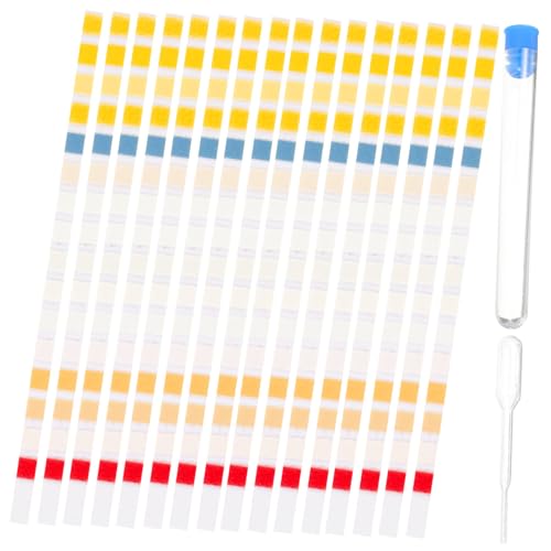 Toyvian 50 Stck Trinkwasser Teststreifen Wasserqualitätstest für Zuhause Schnelle Analyse von Leitungswasser Ph Chlor Nitrat Wasserhärte Multifunktionale Wasserteststreifen für Haushalt Toyvian 50 Stck Trinkwasser Teststreifen Wasserqualitätstest für Zuhause Schnelle Analyse von Leitungswasser Ph Chlor Nitrat Wasserhärte Multifunktionale Wasserteststreifen für Haushalt von Toyvian