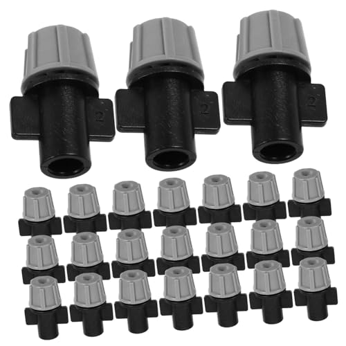 Toyvian 50 Stück Bewässerungssprinkler zerstäuben Nebel Düsen sprühen Rasen automatisches bewässerungssystem bewässerungssysteme Mikro-Sprinkler Teile des Tropfbewässerungssystems pp Grey Toyvian 50 Stück Bewässerungssprinkler zerstäuben Nebel Düsen sprühen Rasen automatisches bewässerungssystem bewässerungssysteme Mikro-Sprinkler Teile des Tropfbewässerungssystems pp Grey von Toyvian