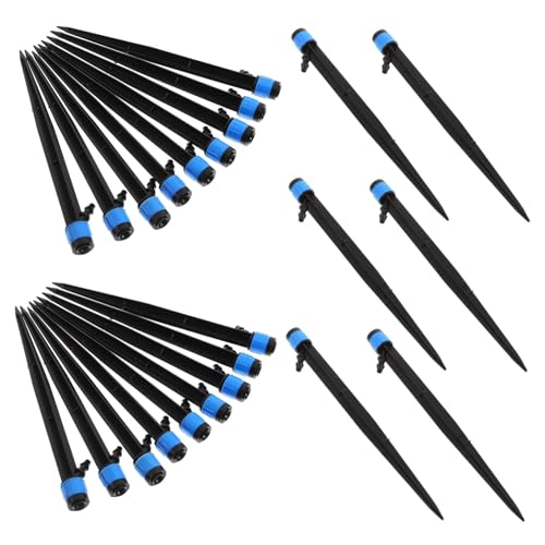 Toyvian 50 Stück Düse Strahler für Emitter sprühen Tropfen Landschaft Gartenarbeit Tropfbewässerungssystem Tropfbewässerungsteile Tropfsystemteile pp von Toyvian