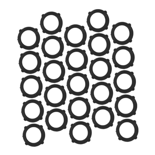 Toyvian 50 Stück Garten Schlauch Dichtungsringe aus Robustem Gummi Wasserdichte O Ring Dichtungen zur Leckagevermeidung Vielseitig Einsetzbar für Gartenschlauchanschlüsse und von Toyvian
