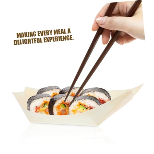 Toyvian 50 Stück Lunchbox in Form Eines Sushi-Bootes Bootsgerichte Platte Sushi-tablett Boot Großes Sushi-Boot-serviertablett Teller Aufschlag Restaurant Tablett Boote Sushi-kit Beige Holz Toyvian 50 Stück Lunchbox in Form Eines Sushi-Bootes Bootsgerichte Platte Sushi-tablett Boot Großes Sushi-Boot-serviertablett Teller Aufschlag Restaurant Tablett Boote Sushi-kit Beige Holz von Toyvian