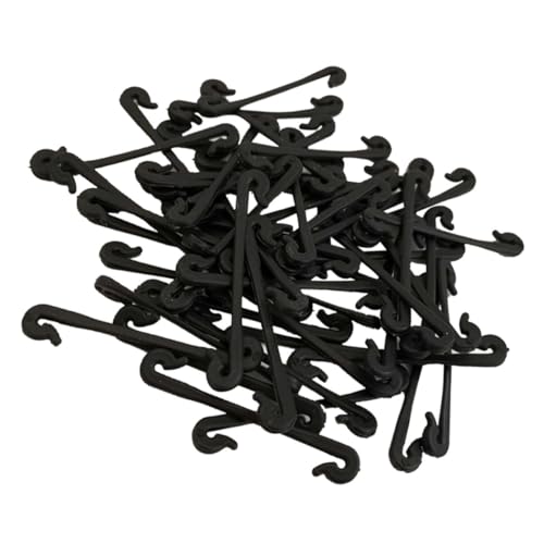 Toyvian 50 Stück Pflanzenbinder Kunststoff Pflanzenclips für Weinreben Flexibel Biegsam Festhaltend Gartenwerkzeug zur Befestigung von Rankpflanzen und Gemüse von Toyvian
