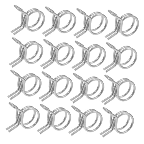 Toyvian Edelstahl-schlauchschellen 50-teiliges Metall-Schellen-Set Doppelfeder Für Pool-trockner Strapazierfähig Toyvian Edelstahl-schlauchschellen 50-teiliges Metall-Schellen-Set Doppelfeder Für Pool-trockner Strapazierfähig von Toyvian
