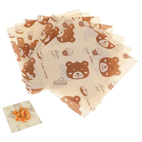 Toyvian 500 Stück Fettbeständige Pergamentpapierbögen mit Cartoon-motiv Vielseitig als Burger- Sandwich Pommes-papier für Lebensmittelverpackung und Korbeinlagen für Alltag und Feiertage Toyvian 500 Stück Fettbeständige Pergamentpapierbögen mit Cartoon-motiv Vielseitig als Burger- Sandwich Pommes-papier für Lebensmittelverpackung und Korbeinlagen für Alltag und Feiertage von Toyvian