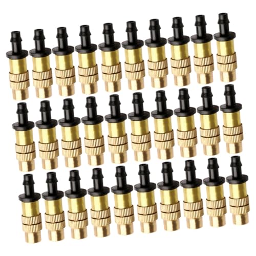 Toyvian 50Stücke Bewässerungssystem Verstellbare Tropfdüsen Kupfer und Einfache Installation für Gartenbewässerung Rasensprinkler und Gewächshäuser Toyvian 50Stücke Bewässerungssystem Verstellbare Tropfdüsen Kupfer und Einfache Installation für Gartenbewässerung Rasensprinkler und Gewächshäuser von Toyvian