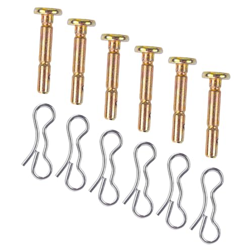 Toyvian 6 Sätze Teiliges Scherstifte und Splinte für Schneefräsen Robuste Ersatzteile für Schneefräsen und Schneefräsenzubehör Einfache Installation und Praktische Nutzung Toyvian 6 Sätze Teiliges Scherstifte und Splinte für Schneefräsen Robuste Ersatzteile für Schneefräsen und Schneefräsenzubehör Einfache Installation und Praktische Nutzung von Toyvian