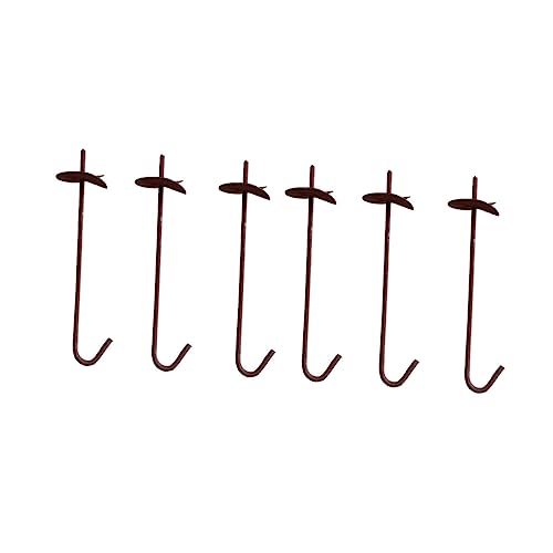 Toyvian 6 Stück Bodenanker für Gewächshäuser Verlängerte Spiralanker zur Sicherung von Zelten und Gartenstrukturen Robust und Langlebig für Harte Böden Geeignet von Toyvian