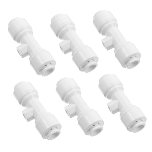 Toyvian 6 Stück Für Sprühsystem Schnellverbindungsanschlüsse Wasserschlauchfilter Fan-Nebel-kit Tröpfchenbewässerung Mister Gartengitter-bewässerungssystem Nebeldüsen-kit Joch Pp von Toyvian