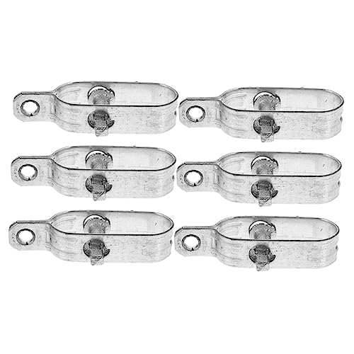 Toyvian 6 Stück Gewächshaus Kabelspanner Seilspanner Traubendraht Werkzeug Spalier Crimptor Stahlkabelspanner Gartenseilspanner Ratschen Hardware Zaundrahtspanner A3 Stahl von Toyvian