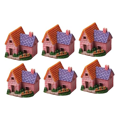 Toyvian 6 Stück Kleines Mit Saftigem Topf Dekoration Mini Feenhaus Häuser Winzig Terrarium Für Aquarienschmuck Harz Toyvian 6 Stück Kleines Mit Saftigem Topf Dekoration Mini Feenhaus Häuser Winzig Terrarium Für Aquarienschmuck Harz von Toyvian