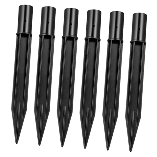 Toyvian 6 Stück Solar Licht Erdspieße Außen Wetterfest für Garten Wegbeleuchtung Landschaftsbeleuchtung Installieren von Toyvian