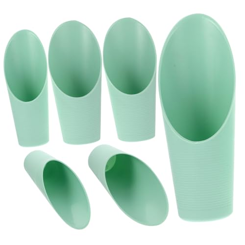 Toyvian 6 Stück Teiliges Gartenschaufel für Kleine Pflanzschaufeln aus Robustem Kunststoff Ergonomisches Gartenwerkzeug für Blumenerde Umtopfen und Sukkulentenpflege Handlich und Rostfrei von Toyvian