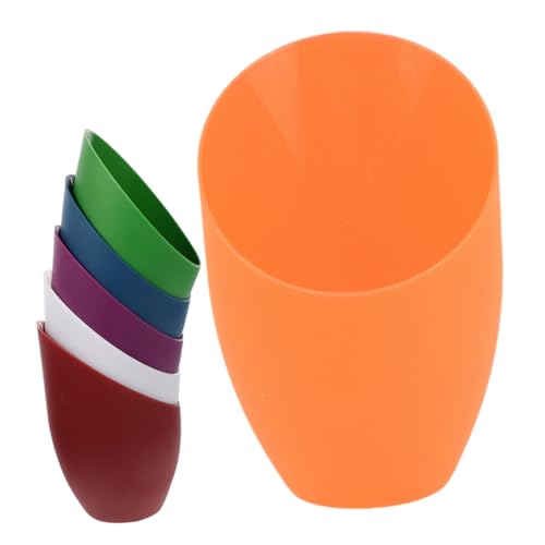 Toyvian 6 Stück Teiliges Kunststoff lampenschirm Ersatz Lampenschirme für Tischleuchte und Stehlampe Leichte Langlebige Lampenabdeckung in Weiß Dunkelblau Dunkelgrün Dunkelrot und Orange von Toyvian