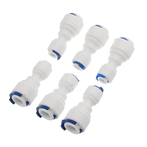 Toyvian 6 Stück Teiliges Push To Connect Adapter für Wasserrohr Schnellanschluss Wasserfilter Kompatibel Wiederverwendbar Werkzeugfreie Installation Sicher und Dicht für Garten und von Toyvian
