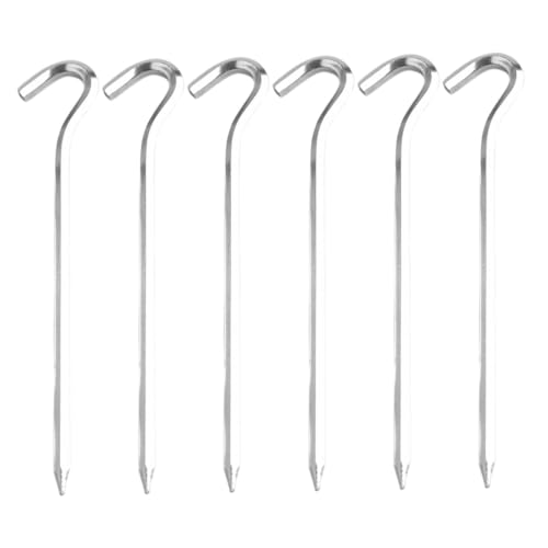 Toyvian 6 Stück Teiliges Zelthering aus Langlebiger Aluminiumlegierung Leichte Robuste Zeltpflöcke für Camping Outdoor Sturmsichere Bodenanker Einfach zu Transportieren und Fest Haltend Toyvian 6 Stück Teiliges Zelthering aus Langlebiger Aluminiumlegierung Leichte Robuste Zeltpflöcke für Camping Outdoor Sturmsichere Bodenanker Einfach zu Transportieren und Fest Haltend von Toyvian