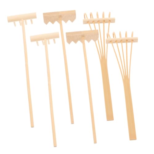 Toyvian 6 Stück Teiliges Zen Set aus Langlebigem Material mit Ergonomischen Mini Gartenrechen für Präzise Muster Dekorative Gartenzubehör für Wohnzimmer Büro und Meditationsbereiche Toyvian 6 Stück Teiliges Zen Set aus Langlebigem Material mit Ergonomischen Mini Gartenrechen für Präzise Muster Dekorative Gartenzubehör für Wohnzimmer Büro und Meditationsbereiche von Toyvian