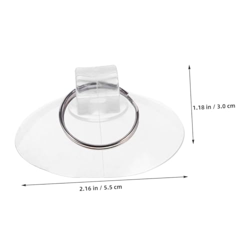 Toyvian 6 Stück Transparente Saugnäpfe mit Schlüsselring Starke Haftung Glas Fliesen und Glatten Oberflächen Praktische Wandhaken ohne Rückstände für Zuhause und Büro Minimalistisches Toyvian 6 Stück Transparente Saugnäpfe mit Schlüsselring Starke Haftung Glas Fliesen und Glatten Oberflächen Praktische Wandhaken ohne Rückstände für Zuhause und Büro Minimalistisches von Toyvian