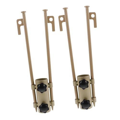 Toyvian 6 Stück Verstellbare Zeltstangenhalter aus Hochwertigem Teiliges Camping Set mit Robusten Aluminiumheringen Stabile Planenhalterung für Strand und Rasen Einsetzbar für Zelte und Toyvian 6 Stück Verstellbare Zeltstangenhalter aus Hochwertigem Teiliges Camping Set mit Robusten Aluminiumheringen Stabile Planenhalterung für Strand und Rasen Einsetzbar für Zelte und von Toyvian