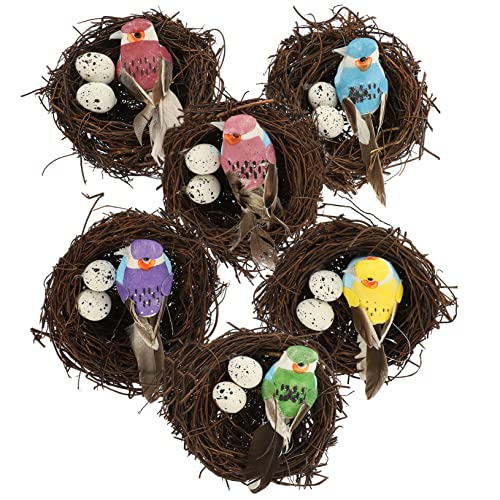 Toyvian 6 Stück Vogel -Nest -Requisiten Vogelnester dekorieren Vogel -Eier -Verzierungen Vogelnestverzierung gefälschtes Vogelnest Vögel-Ei-Dekoration Vogelverzierung Nestdekoration Feder Toyvian 6 Stück Vogel -Nest -Requisiten Vogelnester dekorieren Vogel -Eier -Verzierungen Vogelnestverzierung gefälschtes Vogelnest Vögel-Ei-Dekoration Vogelverzierung Nestdekoration Feder von Toyvian